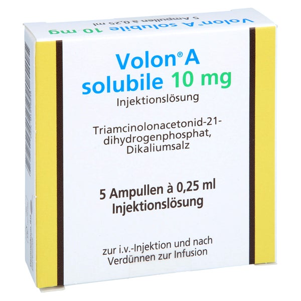 Volon A Solubile 10 mg Injektionslösung 5X0,25 ml