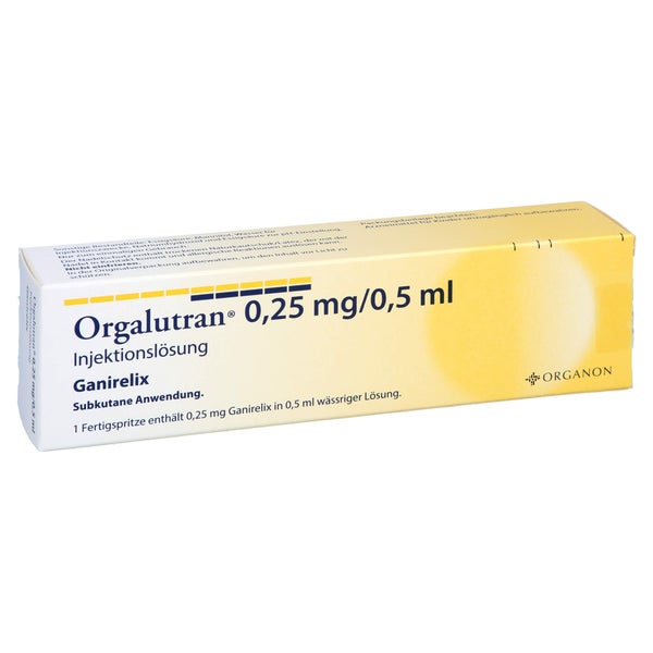 ORGALUTRAN 0,25 mg/0,5 ml Inj.-Lsg.i.e.Fertigspr. 1X1 St