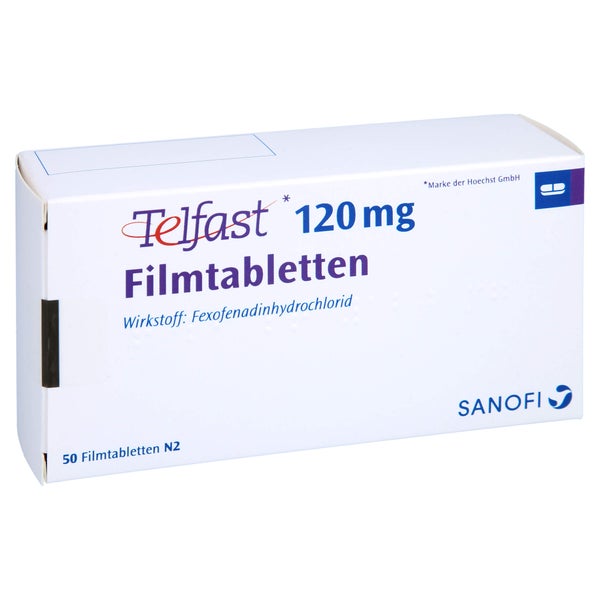 Telfast 120 mg Filmtabletten 50 St