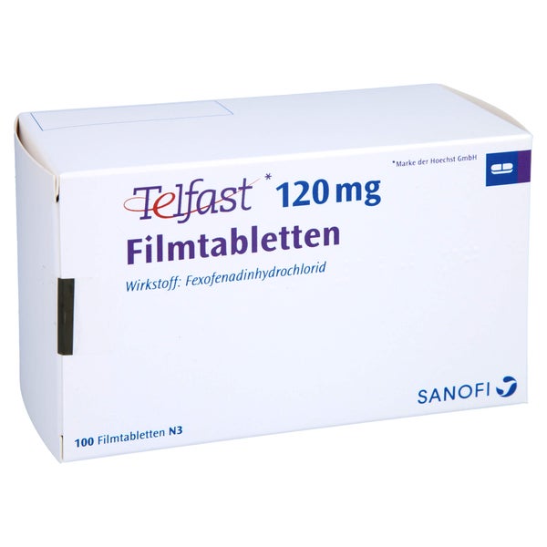 Telfast 120 mg Filmtabletten 100 St