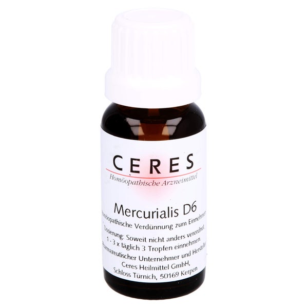 Ceres Mercurialis D 6 Dilution 20 ml
