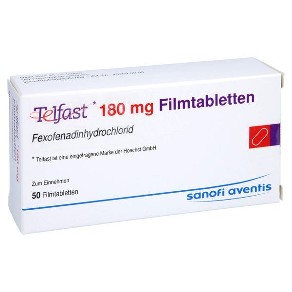 Telfast 180 mg Filmtabletten 50 St