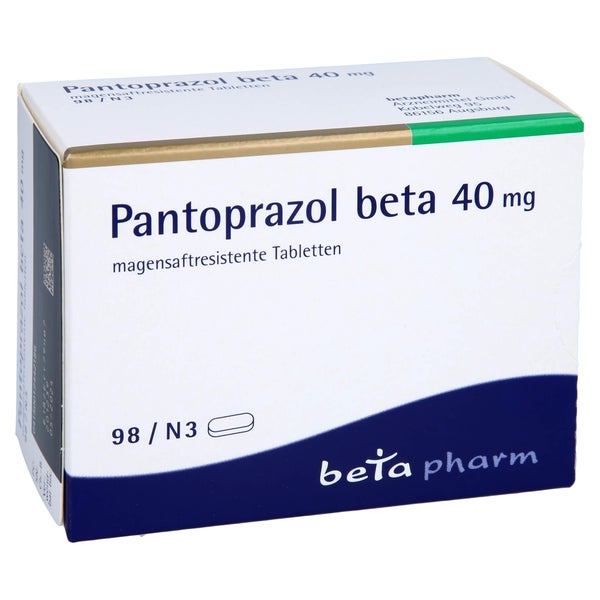 PANTOPRAZOL beta 40 mg magensaftres.Tabletten 98 St