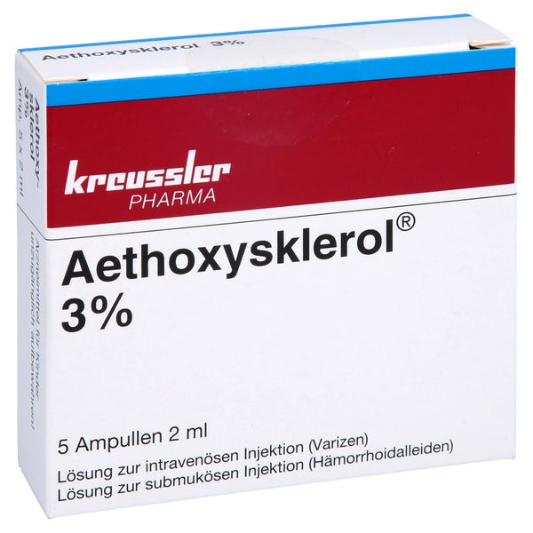 Aethoxysklerol 3% Injektionslösung 5X2 ml