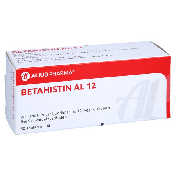 Betahistin AL 12 Tabletten 50 St