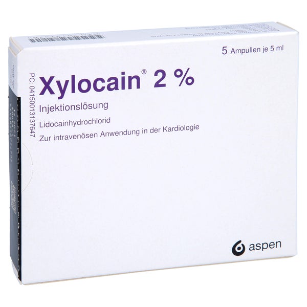 Xylocain 2% Ampulle Injektionslösung 5X5 ml