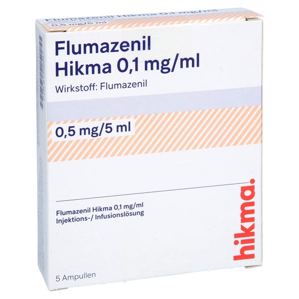 FLUMAZENIL Hikma 0,5 mg/5 ml Injektionslösung 5X5 ml