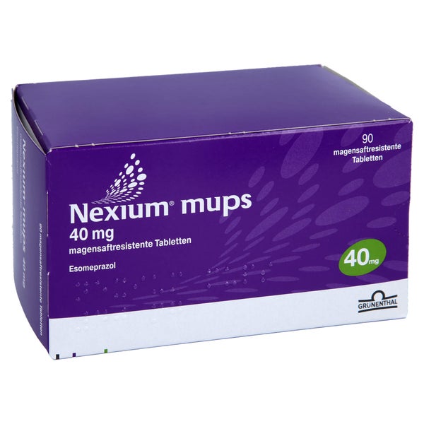 NEXIUM mups 40 mg magensaftresistente Tabletten 90 St