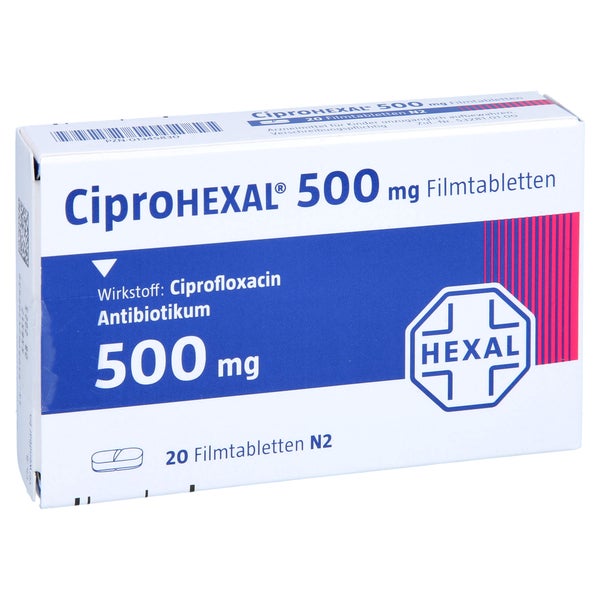 Ciprohexal 500 mg Filmtabletten 20 St