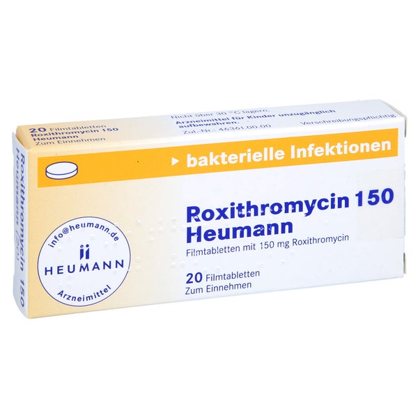 Roxithromycin 150 Heumann Filmtabletten 20 St