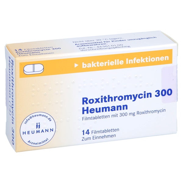 Roxithromycin 300 Heumann Filmtabletten 14 St