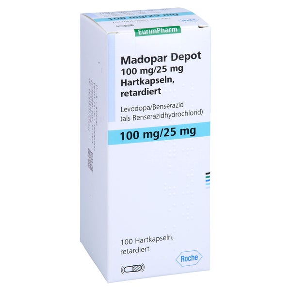 Madopar Depot Hartkapseln retardiert 100 St