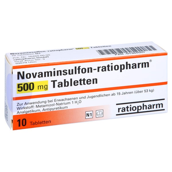 NOVAMINSULFON-ratiopharm 500 mg Tabletten 10 St