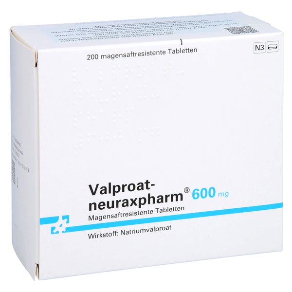 VALPROAT-neuraxpharm 600 mg magensaftres.Tabletten 200 St