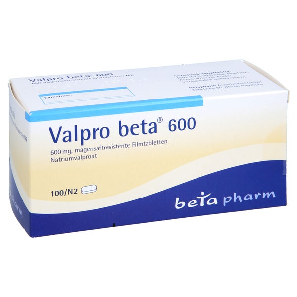 VALPRO BETA 600 magensaftresistente Filmtabletten 100 St