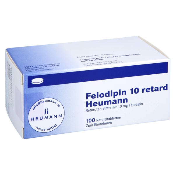 Felodipin 10 mg Heumann Retardtabletten 100 St