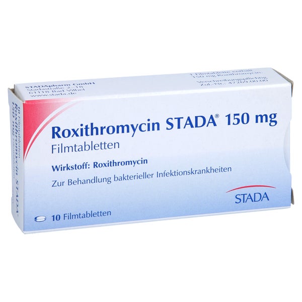 ROXITHROMYCIN STADA 150 mg Filmtabletten 10 St