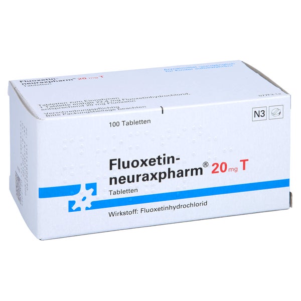 Fluoxetin-neuraxpharm 20 mg T Tabletten 100 St