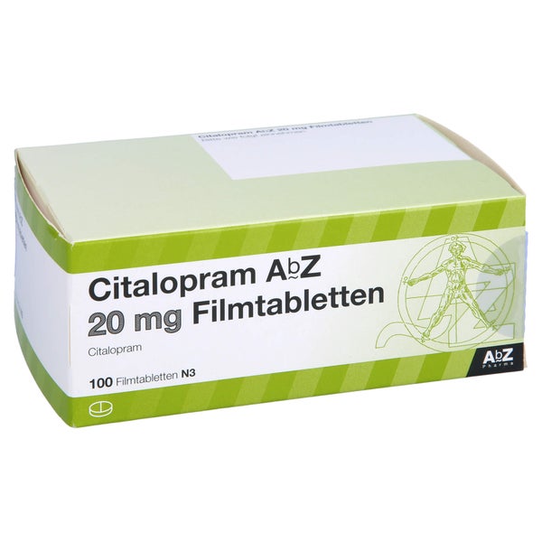 Citalopram AbZ 20 mg Filmtabletten 100 St