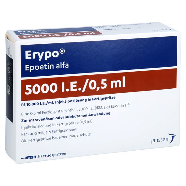 ERYPO FS 5.000 I.E./0,5 ml Fertigspritzen 6X0,5 ml
