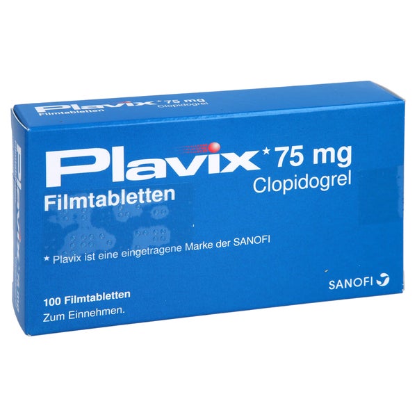 Plavix 75 mg Filmtabletten 100 St