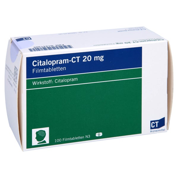 Citalopram-ct 20 mg Filmtabletten 100 St