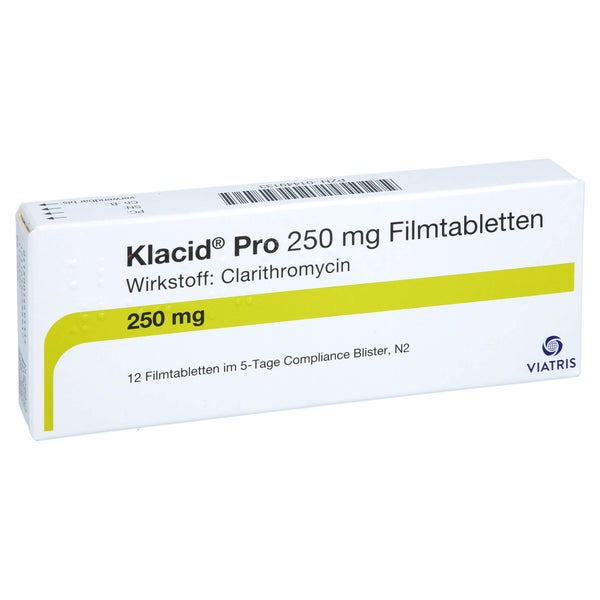 Klacid Pro 250 mg Filmtabletten 12 St