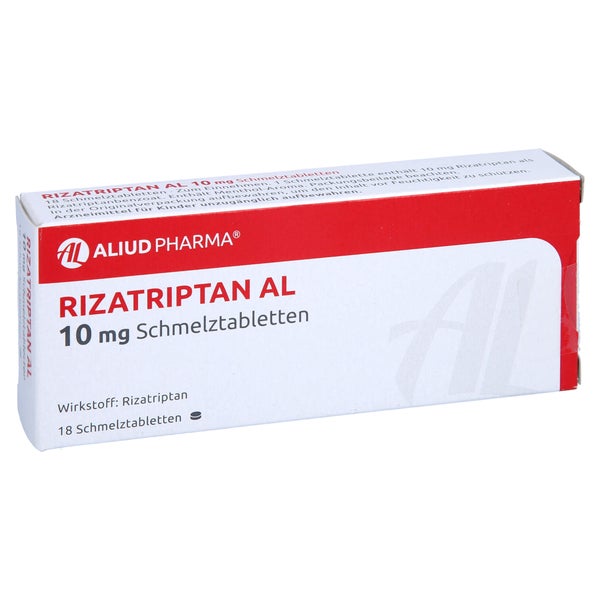 Rizatriptan AL 10 mg Schmelztabletten 18 St