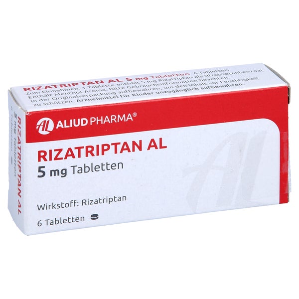 Rizatriptan AL 5 mg Tabletten 6 St