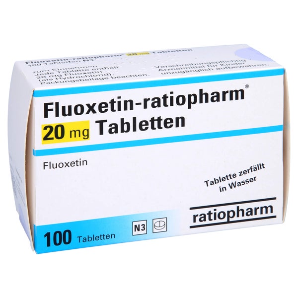 Fluoxetin-ratiopharm 20 mg Tabletten 100 St