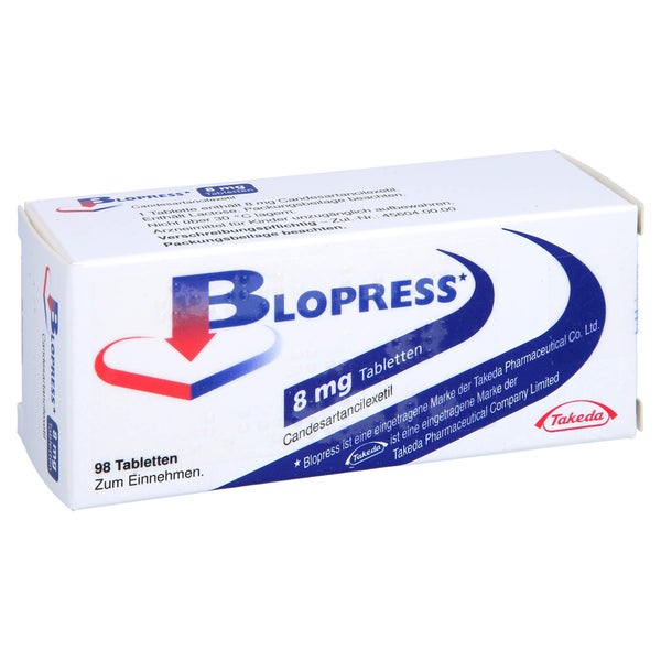 Blopress 8 mg Tabletten 98 St