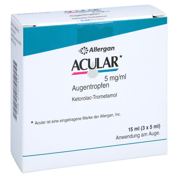 Acular 5 Mg/ml Augentropfen 3X5 ml