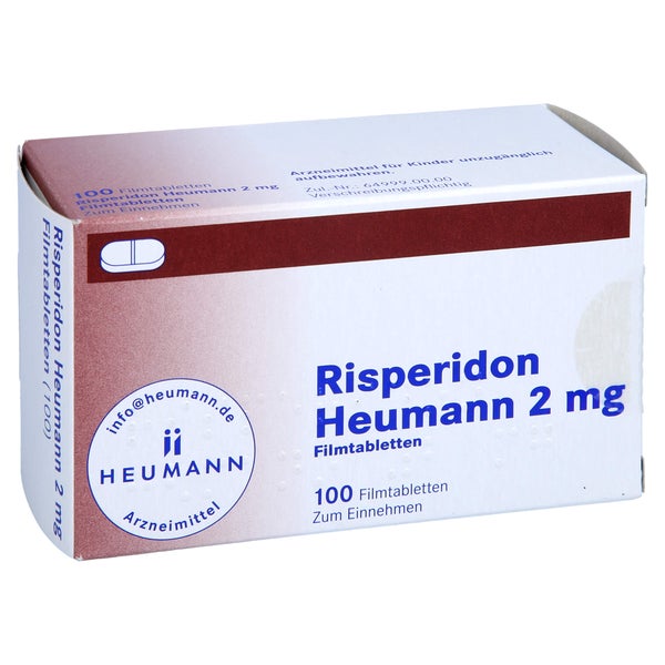 Risperidon Heumann 2 mg Filmtabletten 100 St