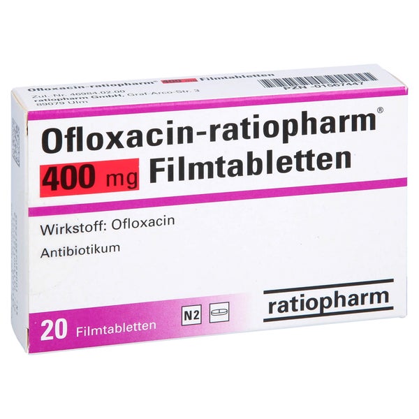 OFLOXACIN-ratiopharm 400 mg Filmtabletten 20 St