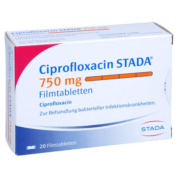 CIPROFLOXACIN STADA 750 mg Filmtabletten 20 St