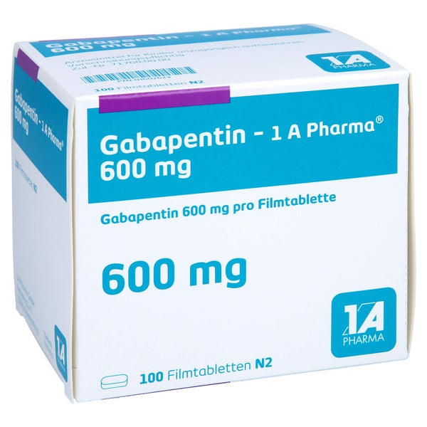 GABAPENTIN-1A Pharma 600 mg Filmtabletten 100 St