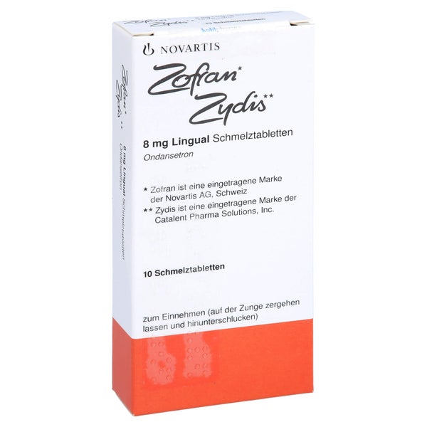 ZOFRAN 8 mg Zydis Lingual Schmelztabletten 10 St