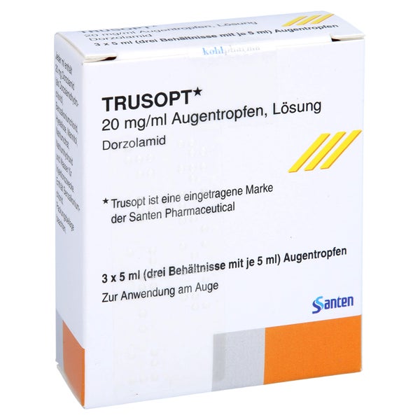 Trusopt Augentropfen 3X5 ml