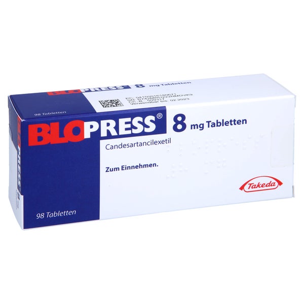 Blopress 8 mg Tabletten 98 St