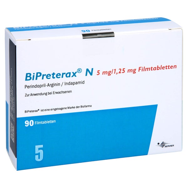 Bipreterax N 5 mg/1,25 mg Filmtabletten 90 St