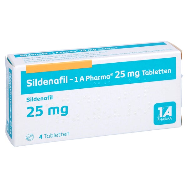 Sildenafil-1a Pharma 25 mg Tabletten 4 St