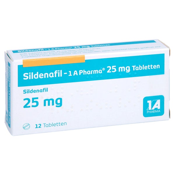 Sildenafil-1a Pharma 25 mg Tabletten 12 St