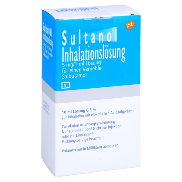 Sultanol Lösung für einen Vernebler 10 ml