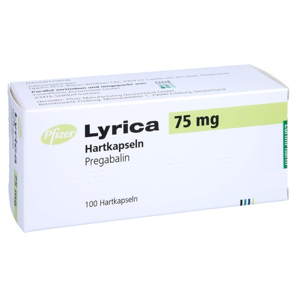 Lyrica 75 mg Hartkapseln 100 St