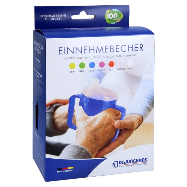 Einnehmebecher M.griff+2 Deckel 4+12mm b 1 St