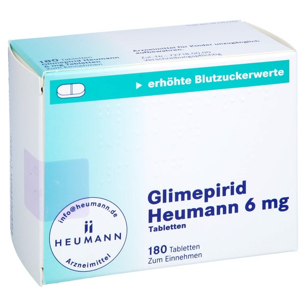 Glimepirid Heumann 6 mg Tabletten 180 St