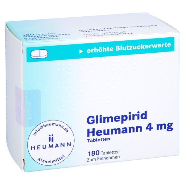 Glimepirid Heumann 4 mg Tabletten 180 St