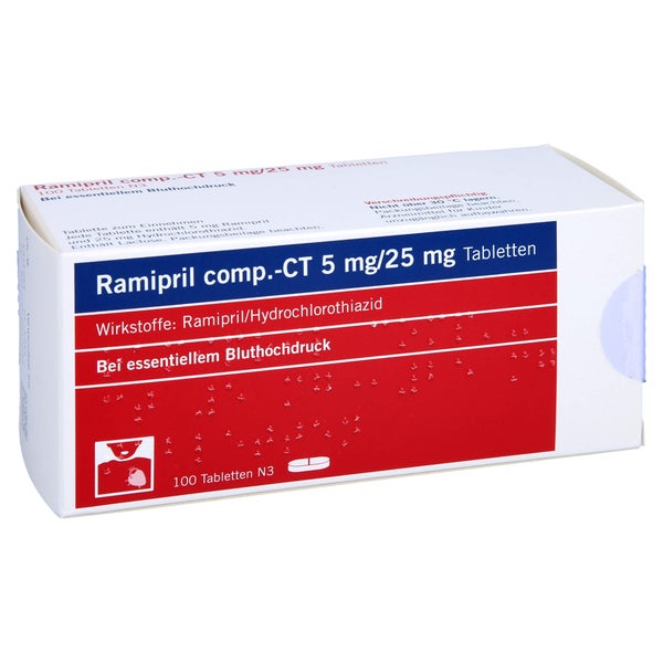 Ramipril Comp-ct 5 mg/25 mg Tabletten 100 St