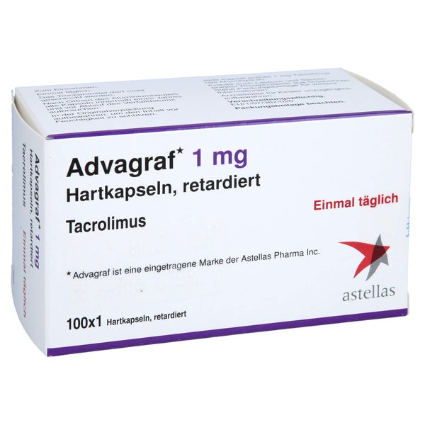 Advagraf 1 mg Hartkapseln retardiert 100 St