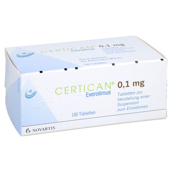 CERTICAN 0,1 mg Tabl.z.Herst.e.Susp.z.Einnehmen 100 St